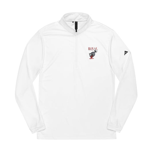Adidas® Spor Giyim İçin Çeyrek Fermuarlı Kazak Royal Flush