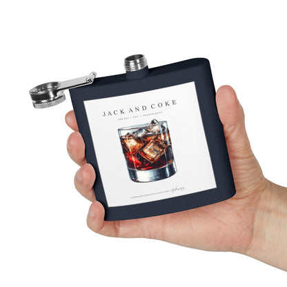 Jack and Coke Paslanmaz Çelik Su Şişesi, 6oz