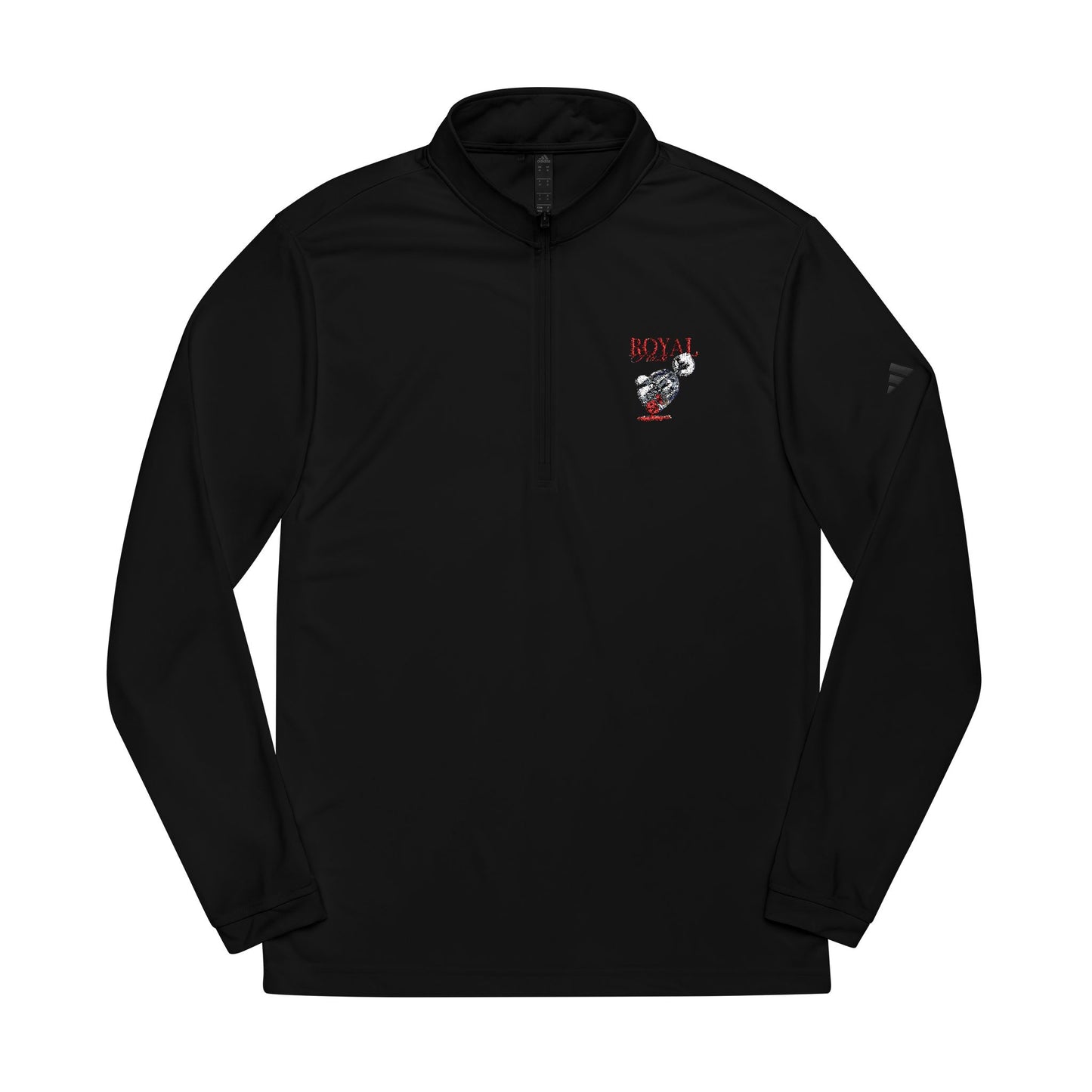 Adidas® Spor Giyim İçin Çeyrek Fermuarlı Kazak Royal Flush
